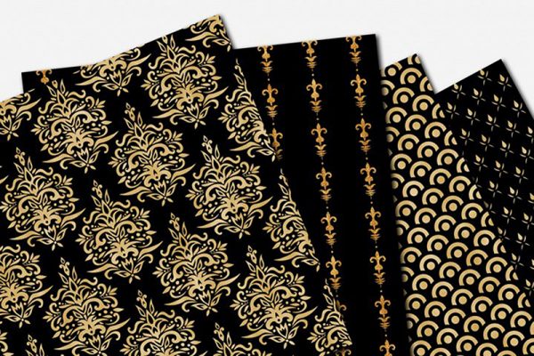pattern black and gold 1