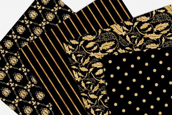 pattern black and gold 2