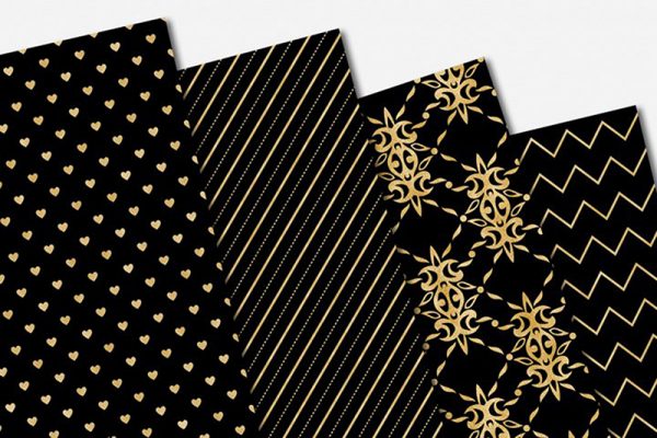 pattern black and gold 3